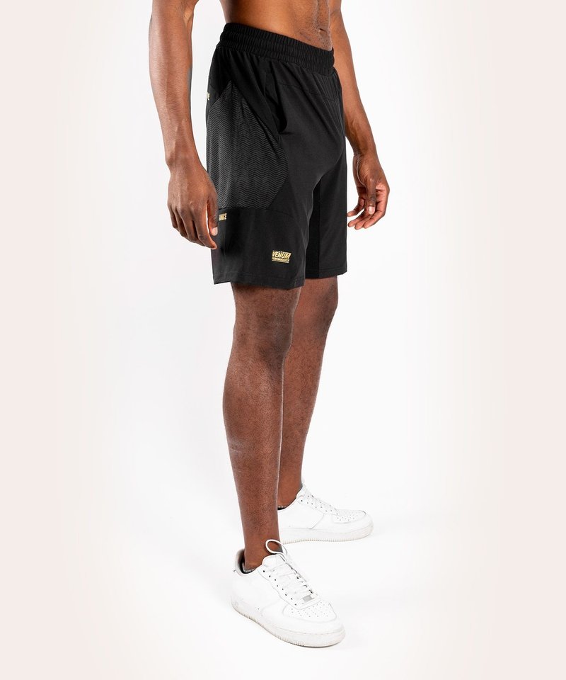 Venum Venum G-FIT Training Fitness Short Zwart Goud