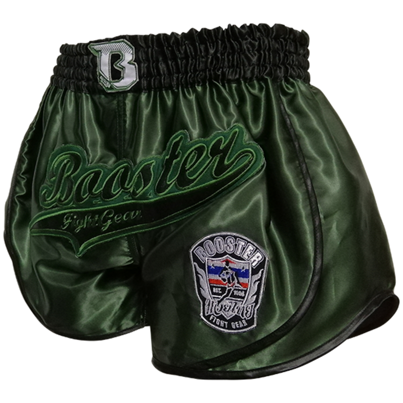 Booster Booster Muay Thai Short Retro Slugger 2 Groen