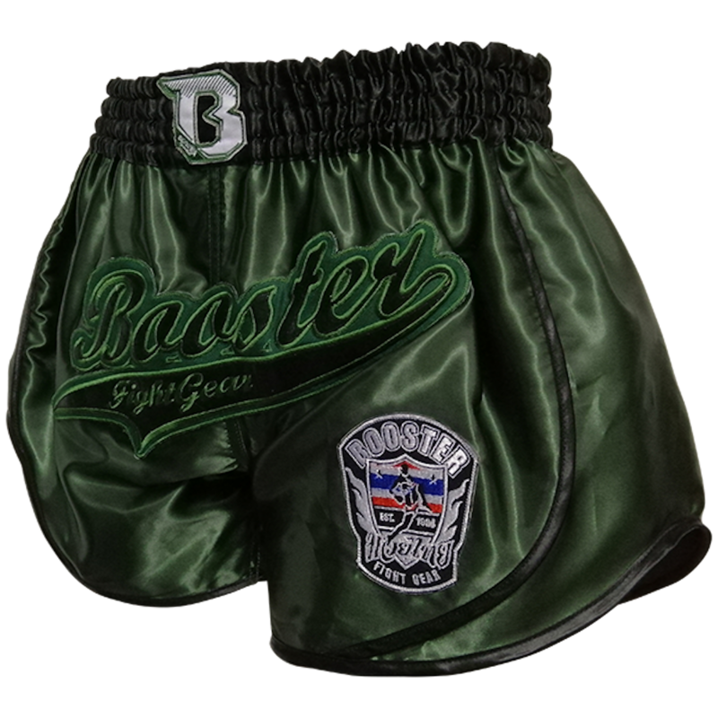 Booster Booster Muay Thai Shorts Retro Slugger 2 Grün