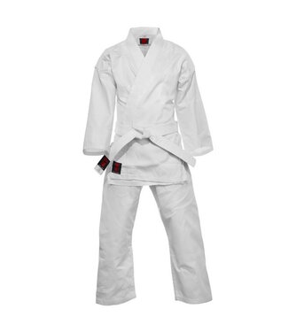 Essimo Karate suit Kensu White Karate Gi with white Belt