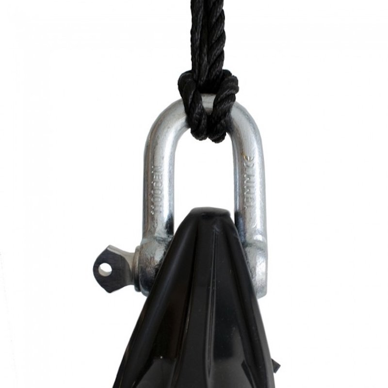 Saco de boxeo relleno de agua waterpro punchbag premium 55 kg negro