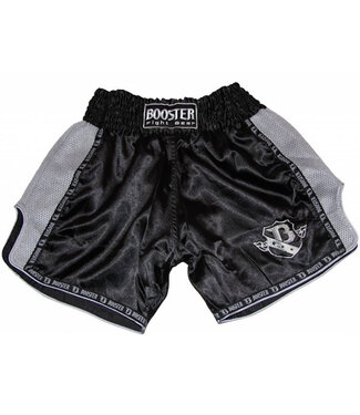 Booster Fightgear Booster Thaiboks Shorts TBT Pro 4.32 Zwart Grijs Muay Thai Kleding