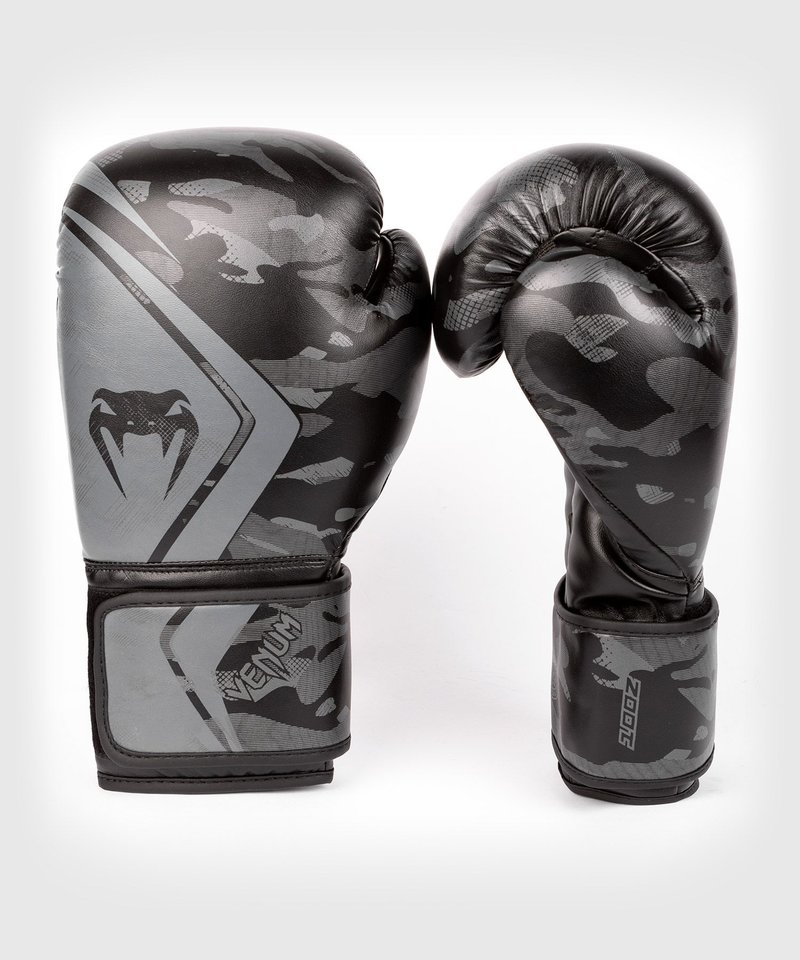 Venum Venum Defender Boxing Gloves  Black Camo