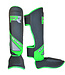 PunchR™  Punch Round Kickboxing Shinguards Evoke Black Green