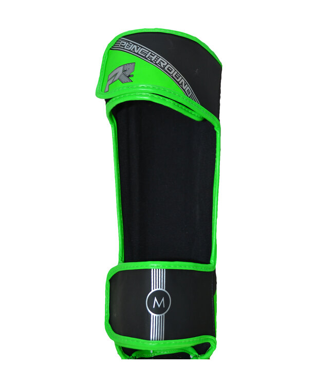 PunchR™  Punch Round Kickboks Scheenbeschermers Evoke Zwart Groen