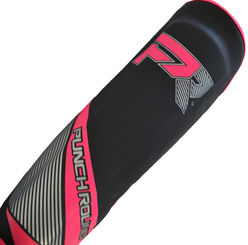 PunchR™  Punch Round Kickboxing Shinguards Evoke Black Pink