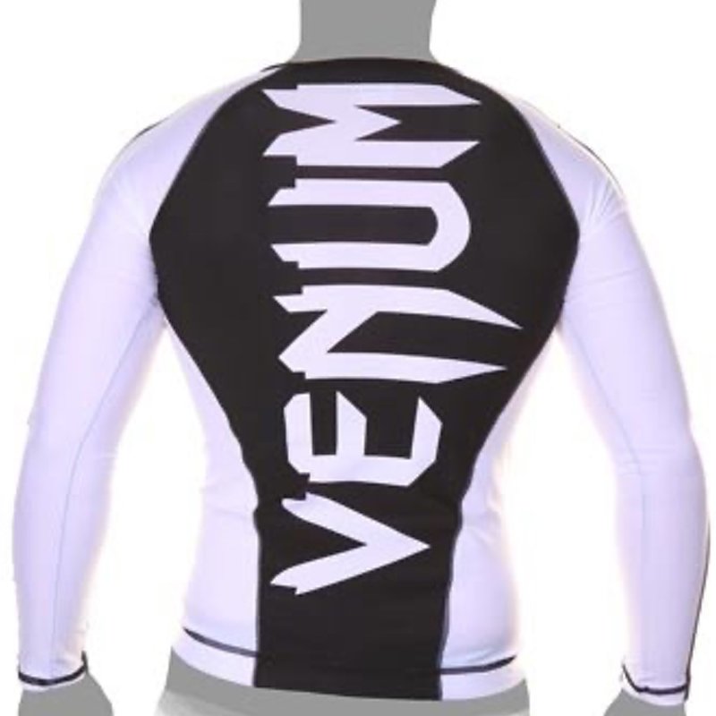 Venum Venum Giant Rash Guard L/S Zwart Wit