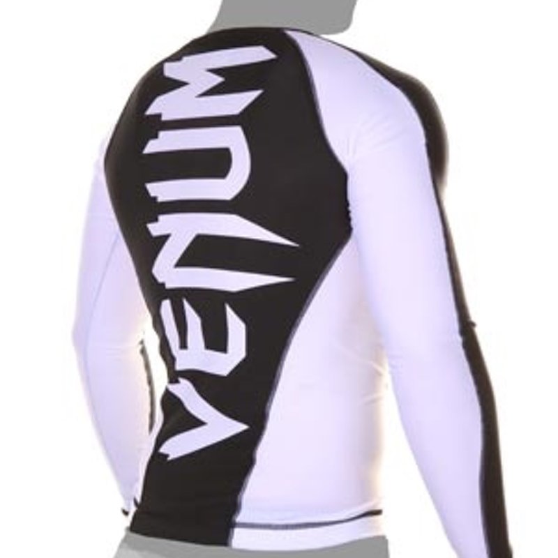 Venum Venum Giant Rash Guard L/S Zwart Wit