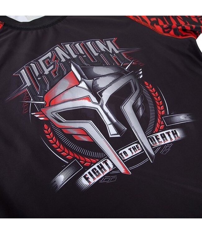 Venum Clothing Gladiator Rashguard L/S Black Red