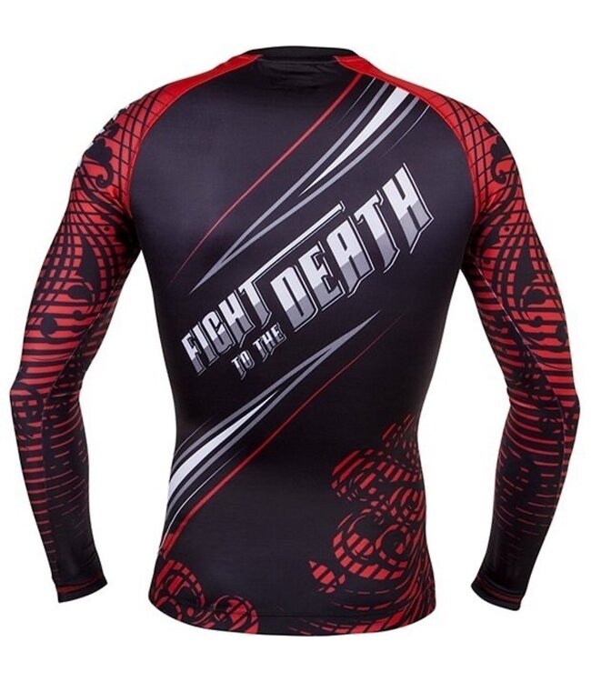 Venum Venum Kleding Gladiator Rashguard L/S Zwart Rood