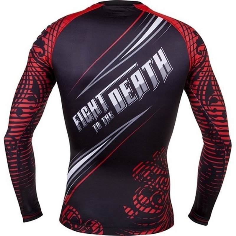 Venum Venum Clothing Gladiator Rashguard L/S Black Red