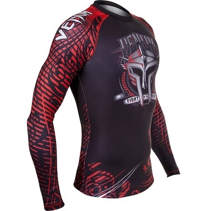 Venum Venum Kleding Gladiator Rashguard L/S Zwart Rood