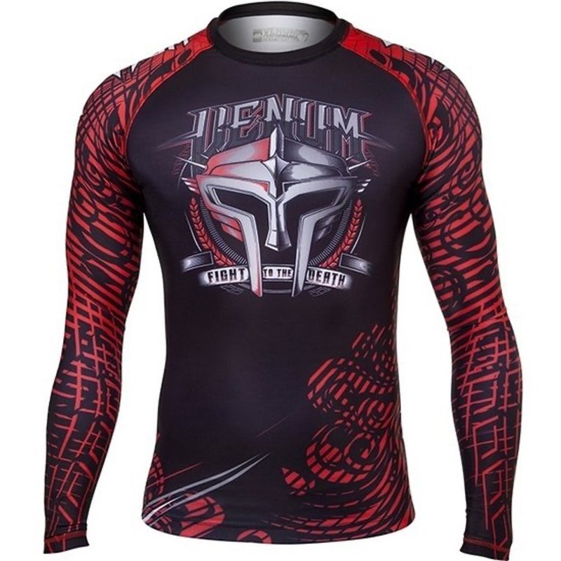 Venum Venum Clothing Gladiator Rashguard L/S Black Red