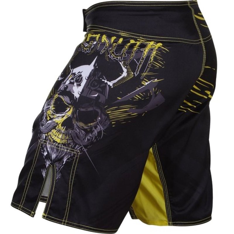 Venum Venum MMA Kleidung Fight Shorts Viking Schwarz Gelb