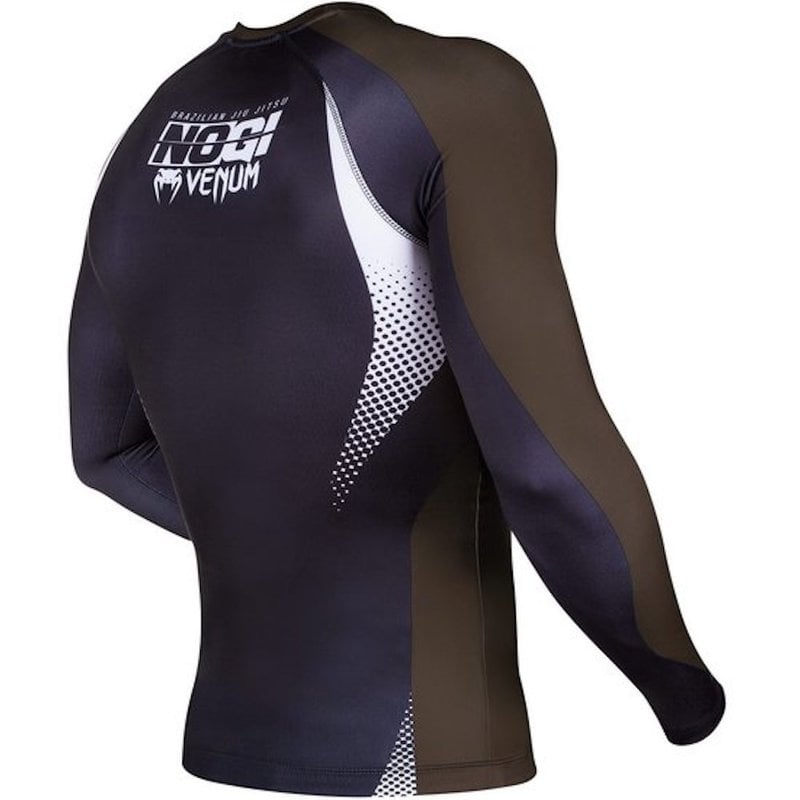 Venum Venum NOGI IBJJF Approved Rashguard L/S Black Brown