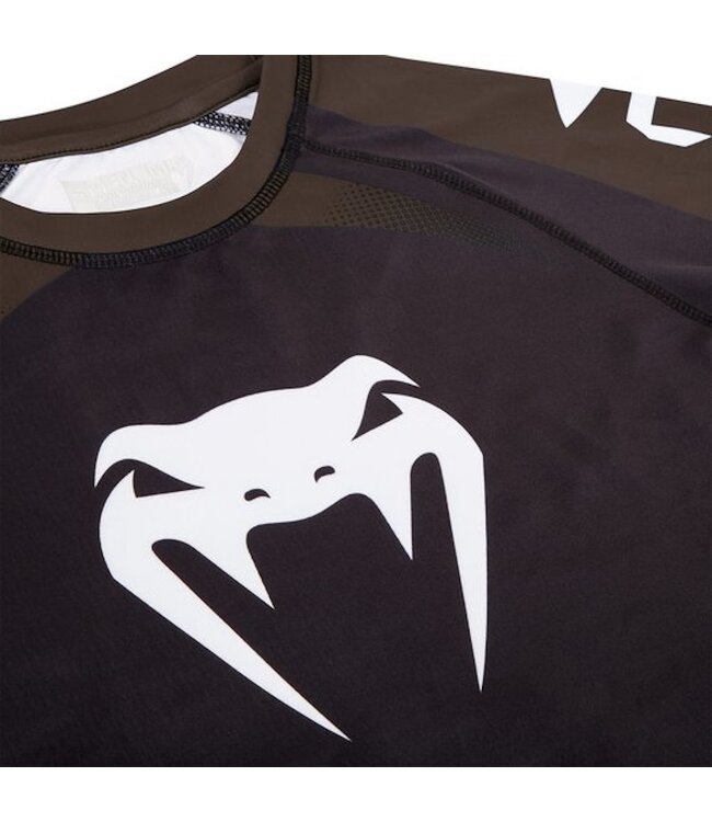 Venum NOGI IBJJF Approved Rashguard L/S Black Brown