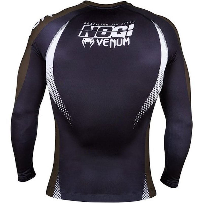 Venum Venum NOGI IBJJF Approved Rashguard L/S Black Brown