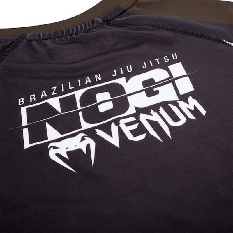 Venum Venum NOGI IBJJF Approved Rashguard L/S Black Brown