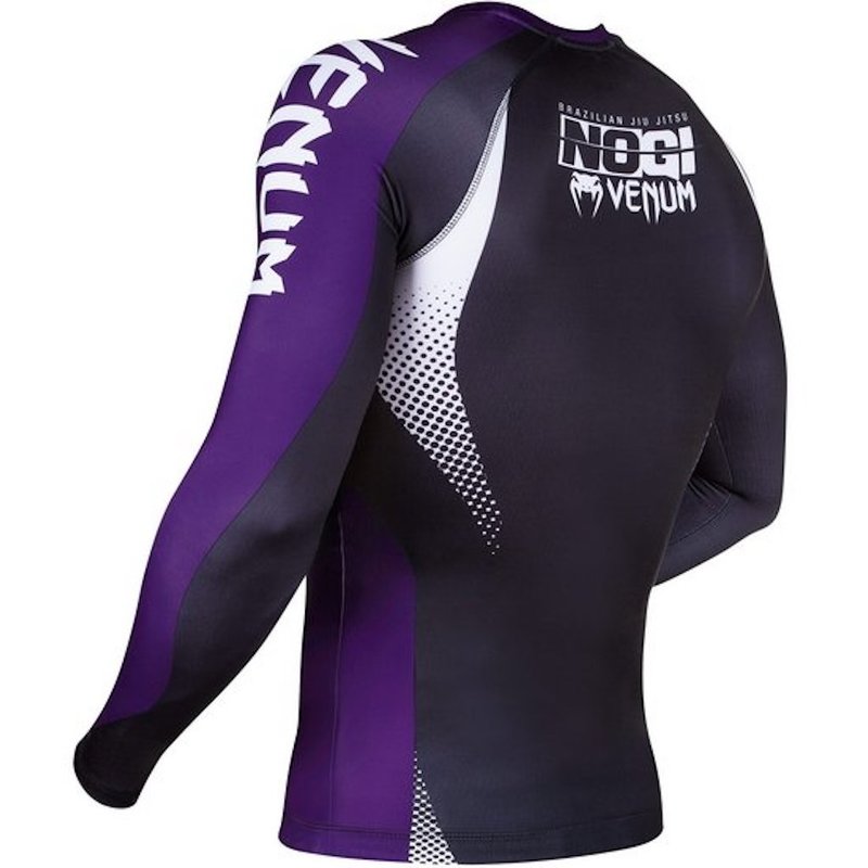 Venum Venum NOGI IBJJF Approved Rashguard L/S Black Purple