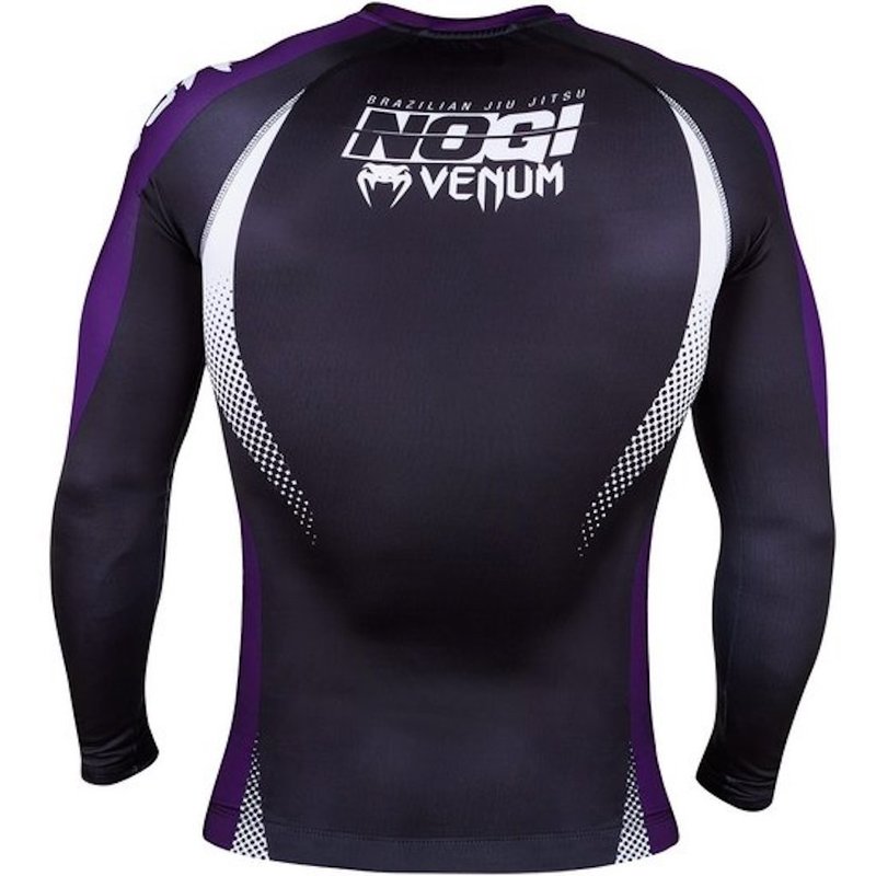 Venum Venum NOGI IBJJF Approved Rashguard L/S Black Purple