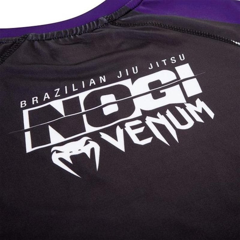 Venum Venum NOGI IBJJF Approved Rashguard L/S Black Purple