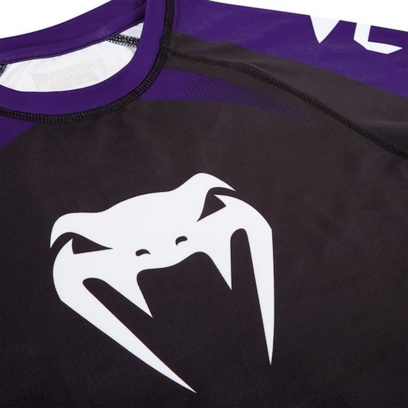 Venum Venum NOGI IBJJF Approved Rashguard L/S Black Purple