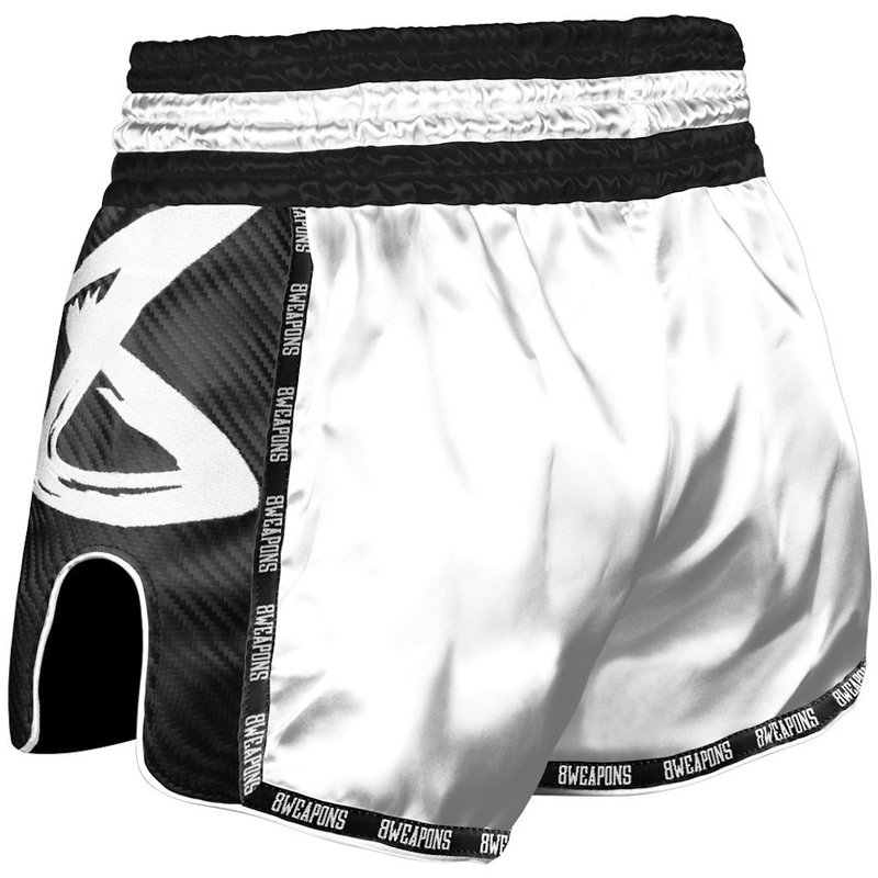 8 Weapons 8 WEAPONS Muay Thai Short Carbon Snow Night