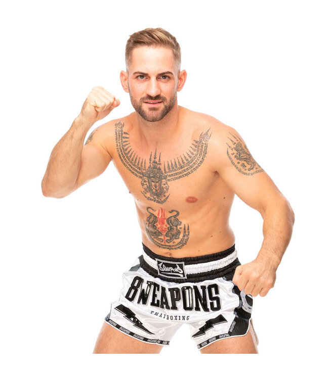 8 Weapons 8 Weapons Muay Thai Shorts Carbon Snow Night