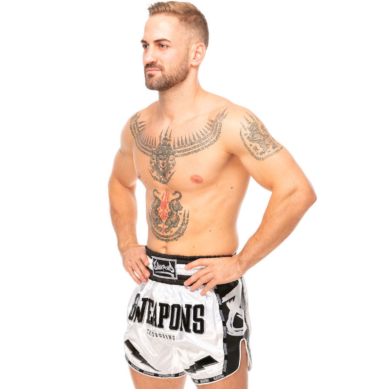 8 Weapons 8 Weapons Muay Thai Shorts Carbon Snow Night