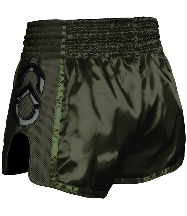 8 WEAPONS Muay Thai Short Carbon Noir Olive Green