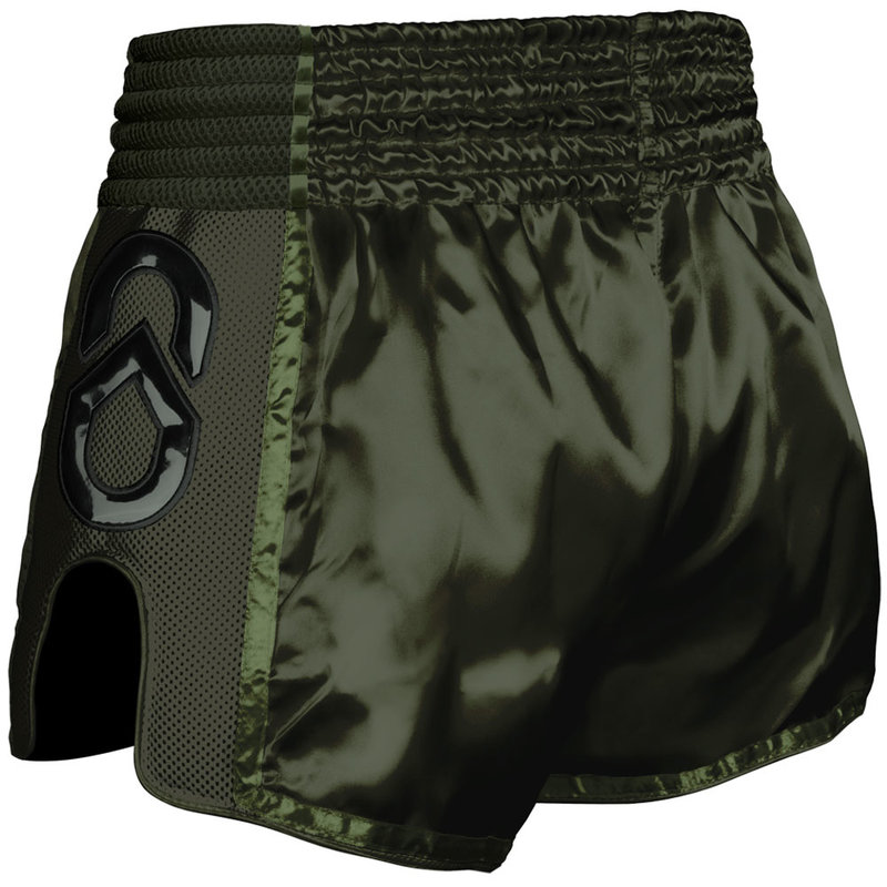 8 Weapons 8 Wapens Muay Thai Short Carbon Noir Olive Green