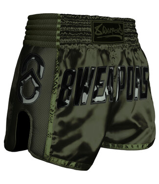 8 Weapons 8 WEAPONS Muay Thai Short Carbon Noir Olive Green