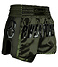8 Weapons Muay Thai Short Carbon Noir Olive Grün