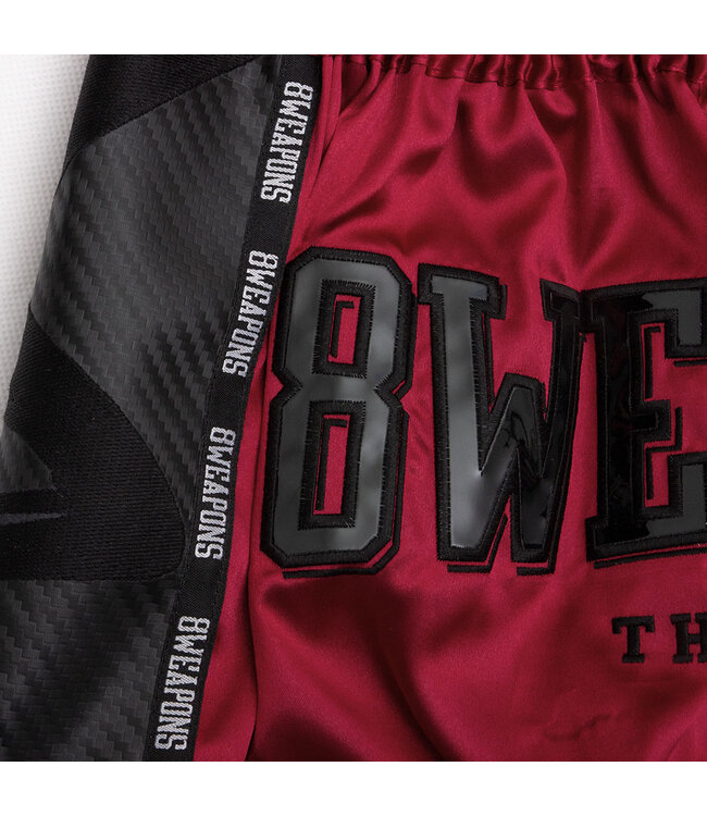 8 Wapens Muay Thai Short Carbon Red Dawn
