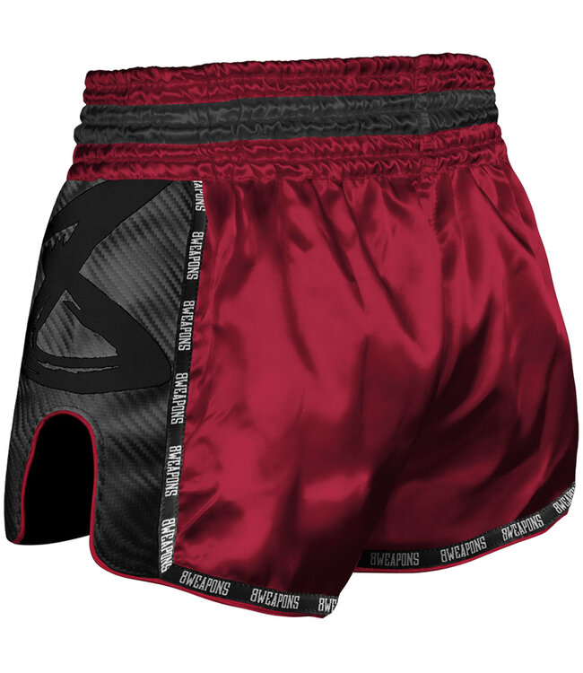 8 Weapons Muay Thai Short Carbon Red Dawn