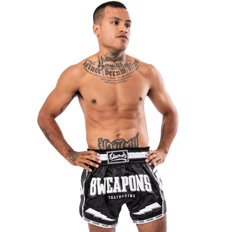 8 Weapons 8 Wapens Muay Thai Short Carbon Black Night 2.0