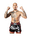 8 Weapons Muay Thai Short Super Mesh Schwarz Rot