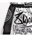 8 Weapons 8 Weapons Muay Thai Short Carbon Sak Yant Tigers White