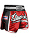 8 Weapons 8 Weapons Muay Thai Short Super Mesh Rot Schwarz