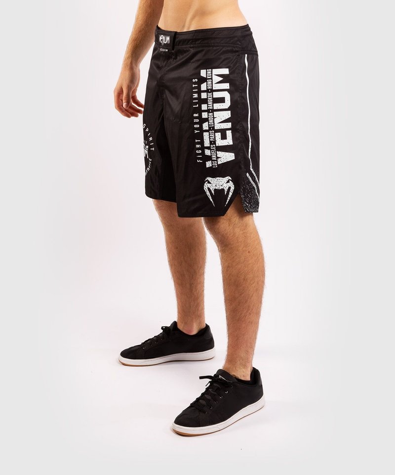 Venum Venum SIGNATURE MMA Fightshorts Black White