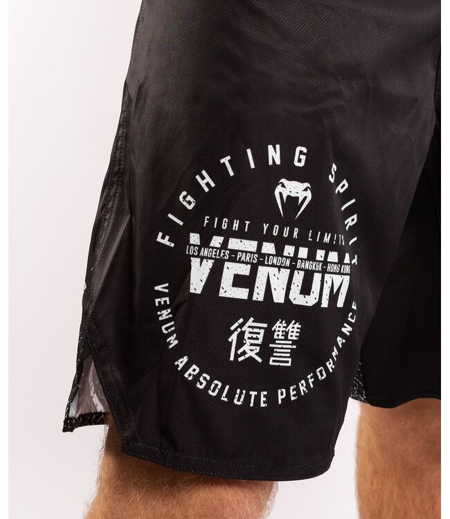 Venum SIGNATURE MMA Fightshorts Zwart Wit