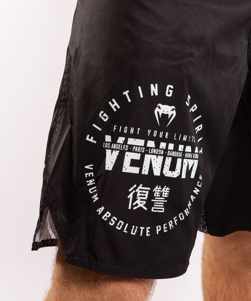 Venum Venum SIGNATURE MMA Fightshorts Black White