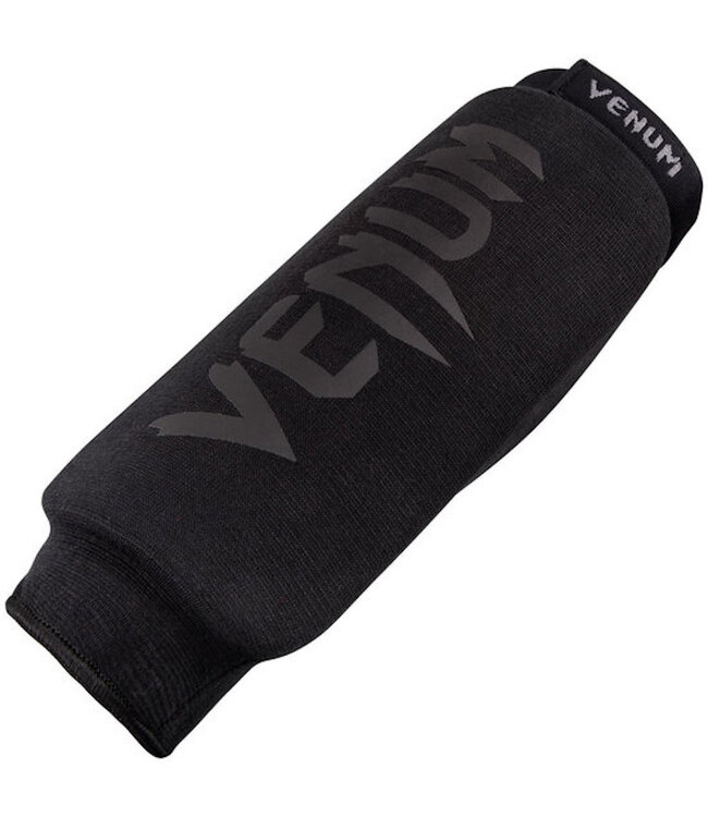 Venum Kontact Schienbeinschoner Ohne Fußschutz Schwarz für Kickboxen, Muay Thai & MMA