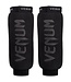 Venum Kontact Shinguards Schwarz auf Schwarz ohne Füße