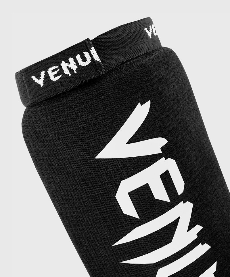 Venum Venum Kontact Shinguards Black White without Feet