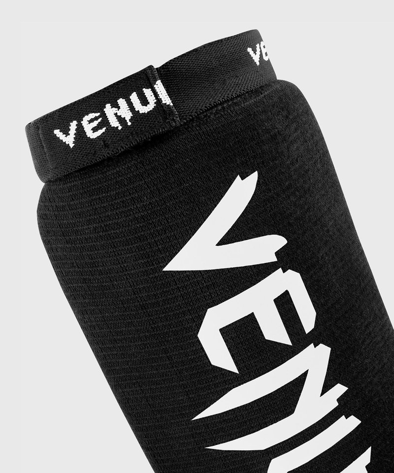 Venum Venum Kontact Shinguards Schwarz Weiss ohne Füße