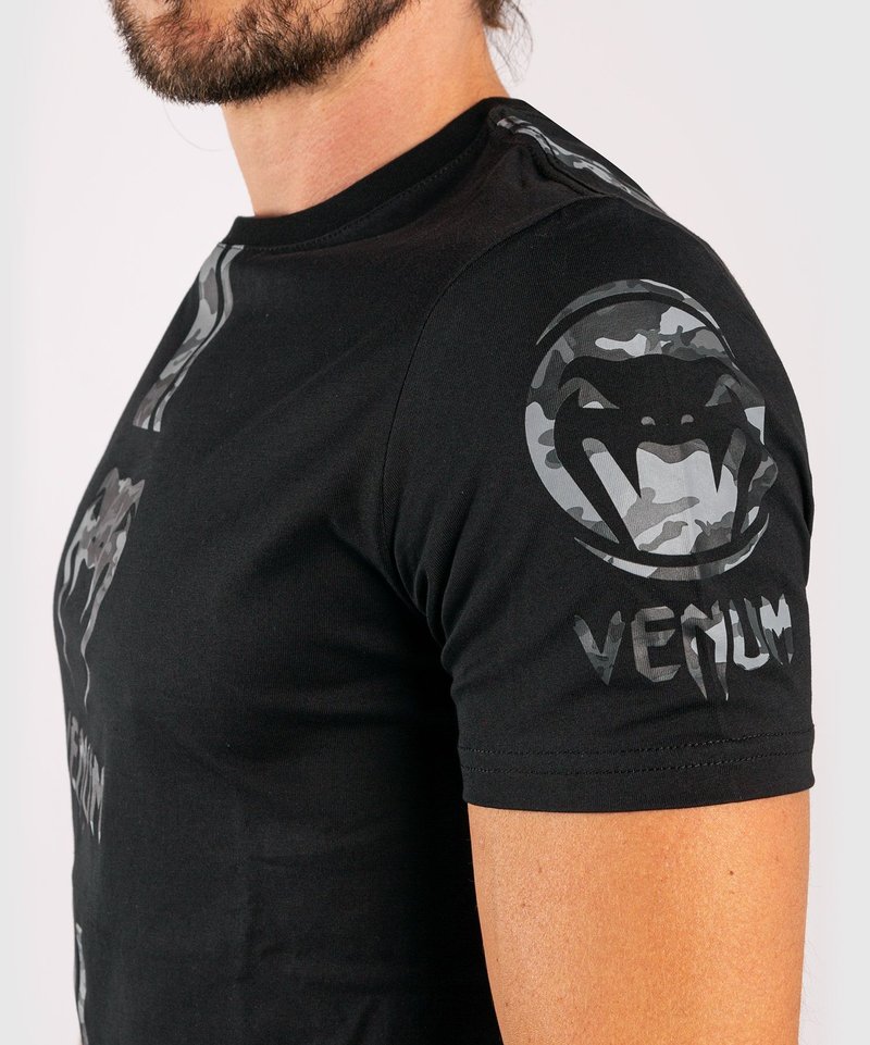 Venum Venum Kleidung Logos T-Shirt Schwarz Urban Camo