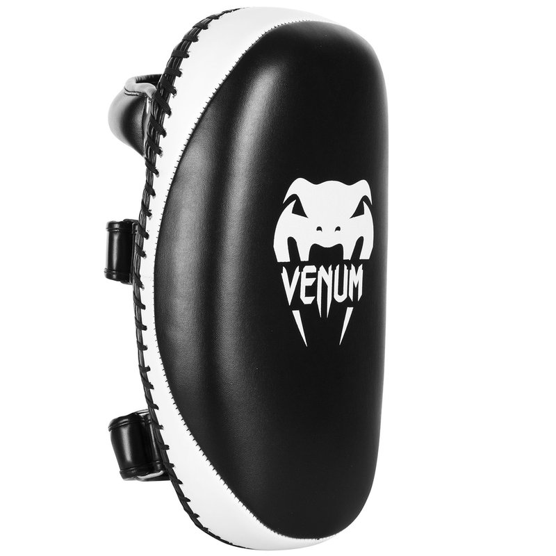 Venum Venum Light Kick Pads Skintex Leather Black White