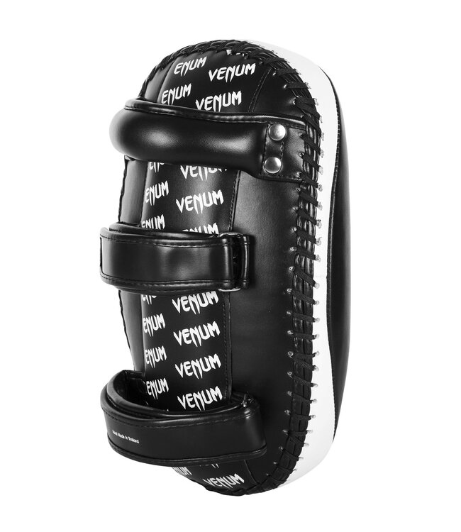 Venum Venum Light Kick Pads Skintex Leder Schwarz Weiß