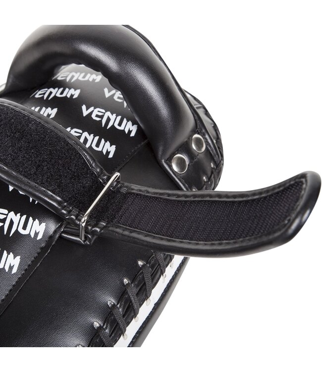 Venum Light Kick Pads Skintex Leer Zwart Wit
